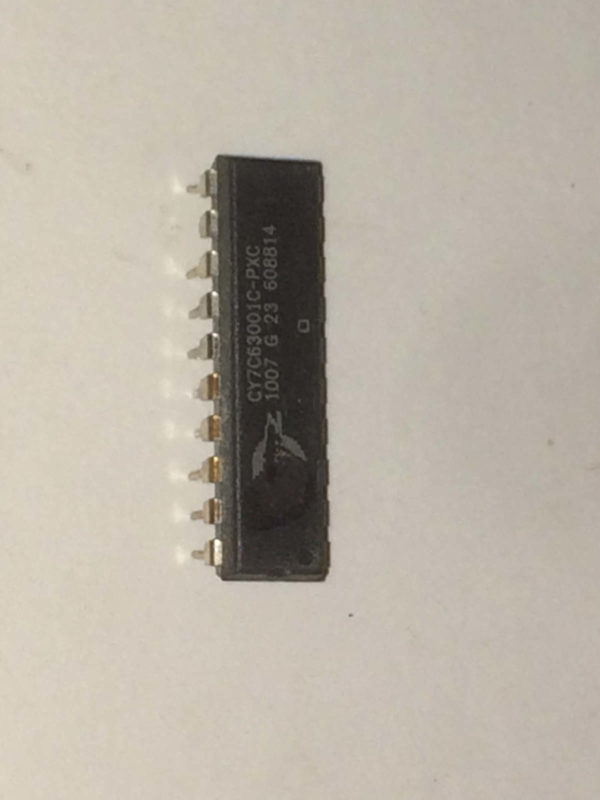 Garantie 1 an ! Cypress semi conducteurs CY7C63001C-PXC Circuit intégré d'interface USB Universal Serial Bus Microcontroller. Datasheet
